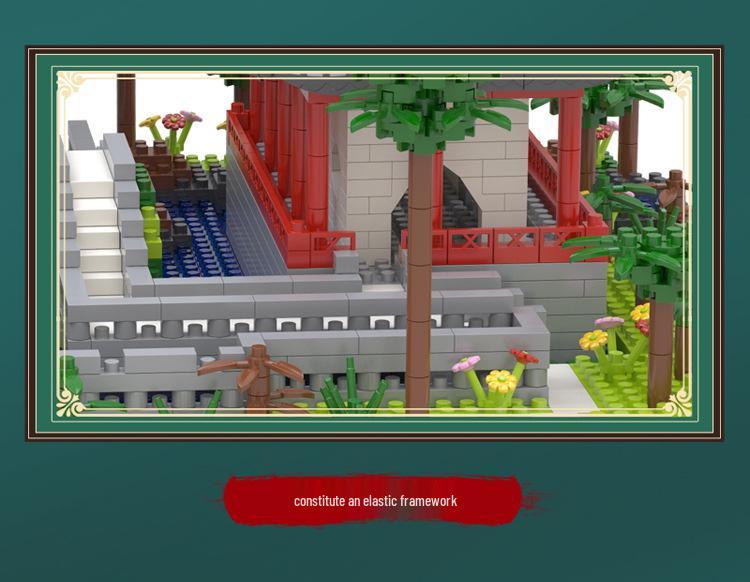 JIHUI Suzhou Garden Building Blocks - Advanced Assembly Toy for Boys and Girls