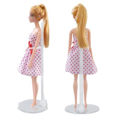10Pcs Toys Model Support Mini Display Holder Clear Barbie Prop Up Plastic Mannequin Model Holder Rack Dolls Stand