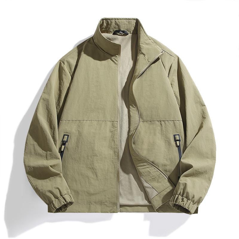 2502 Men's Cross-Border Jacket: Spring/Autumn Plus Cotton, Large Size, Casual Outdoor Sports Style
