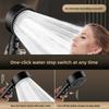 6 Modes Pressure Boost Shower Head Multifunction Adjustable Large Water Shower Nozzle Massage Bathroom Accessory Rain Shower