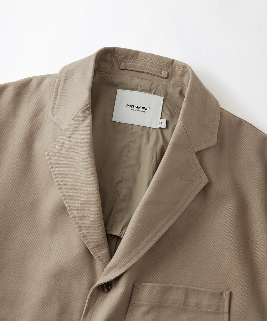 Outstanding High Density Cotton Classic 3Button Jacket_Beige