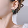 Accessories Jewelry Earrings Earrings Rose Cut Parra Green Rose Red Women'S Fresh Premium Light Luxury