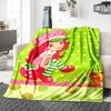 1pc Princess Strawberry11 Blanket, Gift, for Men and Women, Soft Blanket, Good for Sofa Bed Couch Travel, Lightweight Flannel Blanket