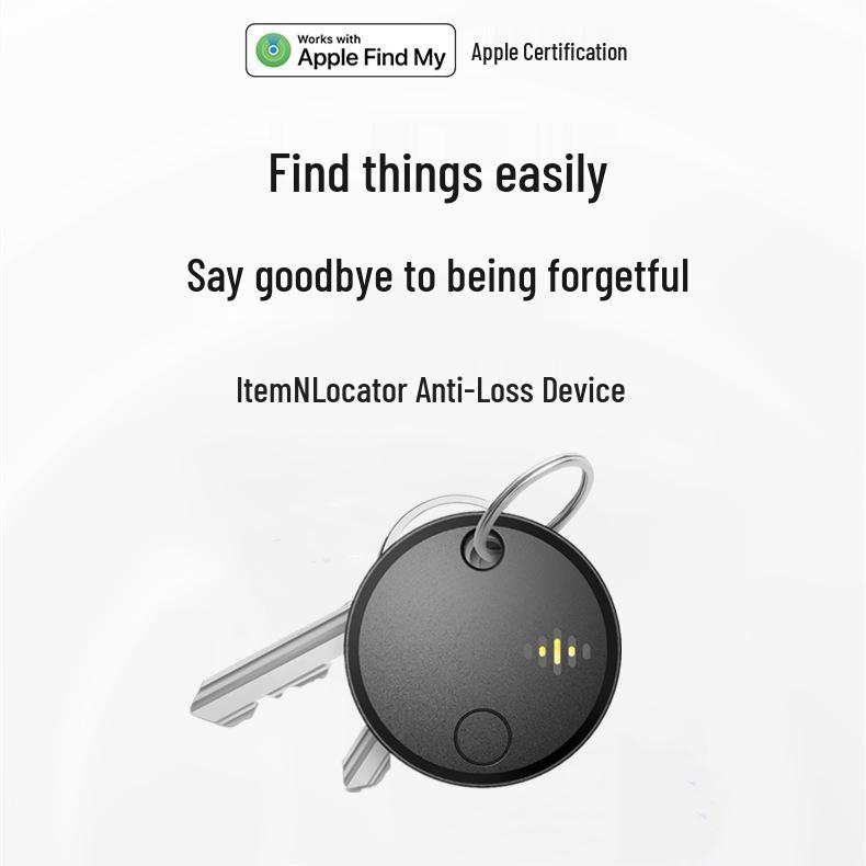 

New Apple Bluetooth Locator: Anti-Loss Key & Luggage Tracker FM08 White (Pearl Bag)