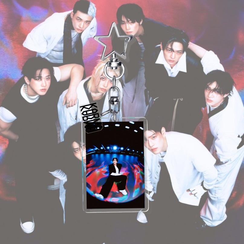 K-Pop  Latest Acrylic Keychain Skzoo Karma Acrylic Keychain Accessories Keychain Felix Star Peripheral For Kids