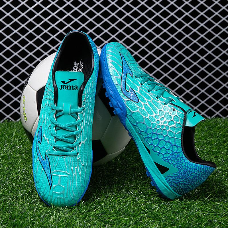 New Football Shoes Mandarin Duck Men's and Women's Broken Nails TF Long Nails Ag Students Low-top Sneakers Adult Game Training Shoes 2025