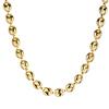 11mm Coffee Beans Chains Bracelets Stainless Steel Hiphop Necklace for Men Women