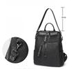 Women's New Fashion Korean Style Large Capacity Anti-theft Female Travel Backpack All-match Leather Leisure Bag