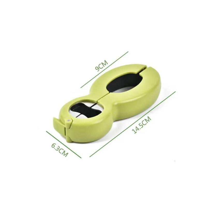 

Многофункциональный 6 в 1 открывалка для бутылок пива из нержавеющей стали, открывалка для красного пива, вина, зеленого консервного банка, черный консервный нож, кухонные принадлежности, аксессуары