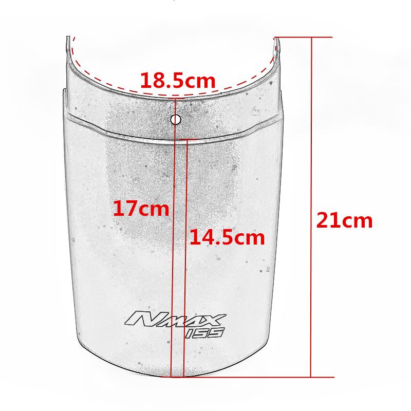 For YAMAHA NMAX 155 NMAX155 2014- Motorcycle Forward Fender Mudguard Splash Guard Accessories