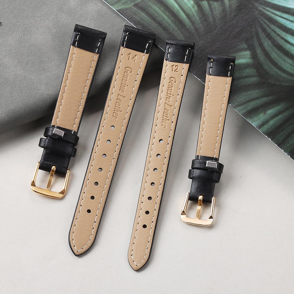 8/10/12/14/16/18/20/22/24mm PU Watch Universal Strap for Men Women Soft Wrist Band Universal Sport Bracelet Relogio Masculino