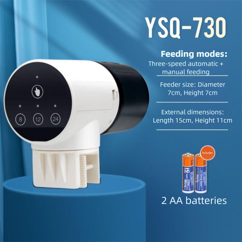 

200ml Large Capacity Food Feeding Timer Auto Fish Food Dispenser Turtle Betta Koi YSQ-730