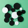 10pcs Round Feet Pad 2/3cm Anti Slip Adhesive Silicone Mat for Game Controller Keyboard Mouse Furniture Shock Absorption