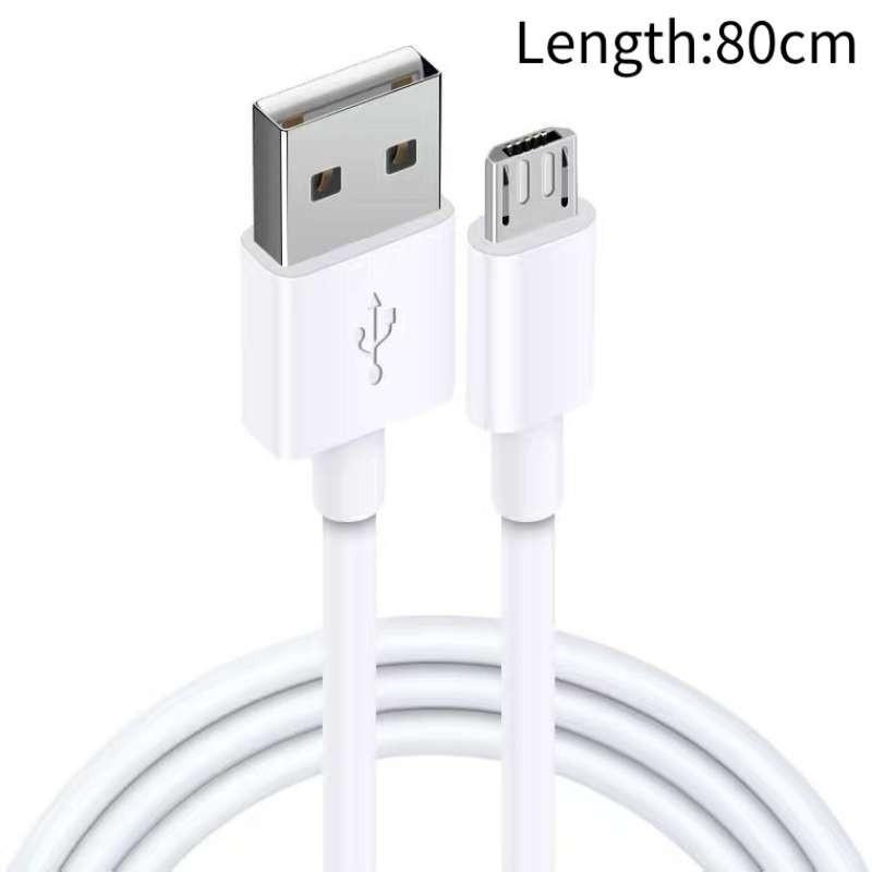 High-speed Android Usb Charging Cable Original V8 80cm Length White Color