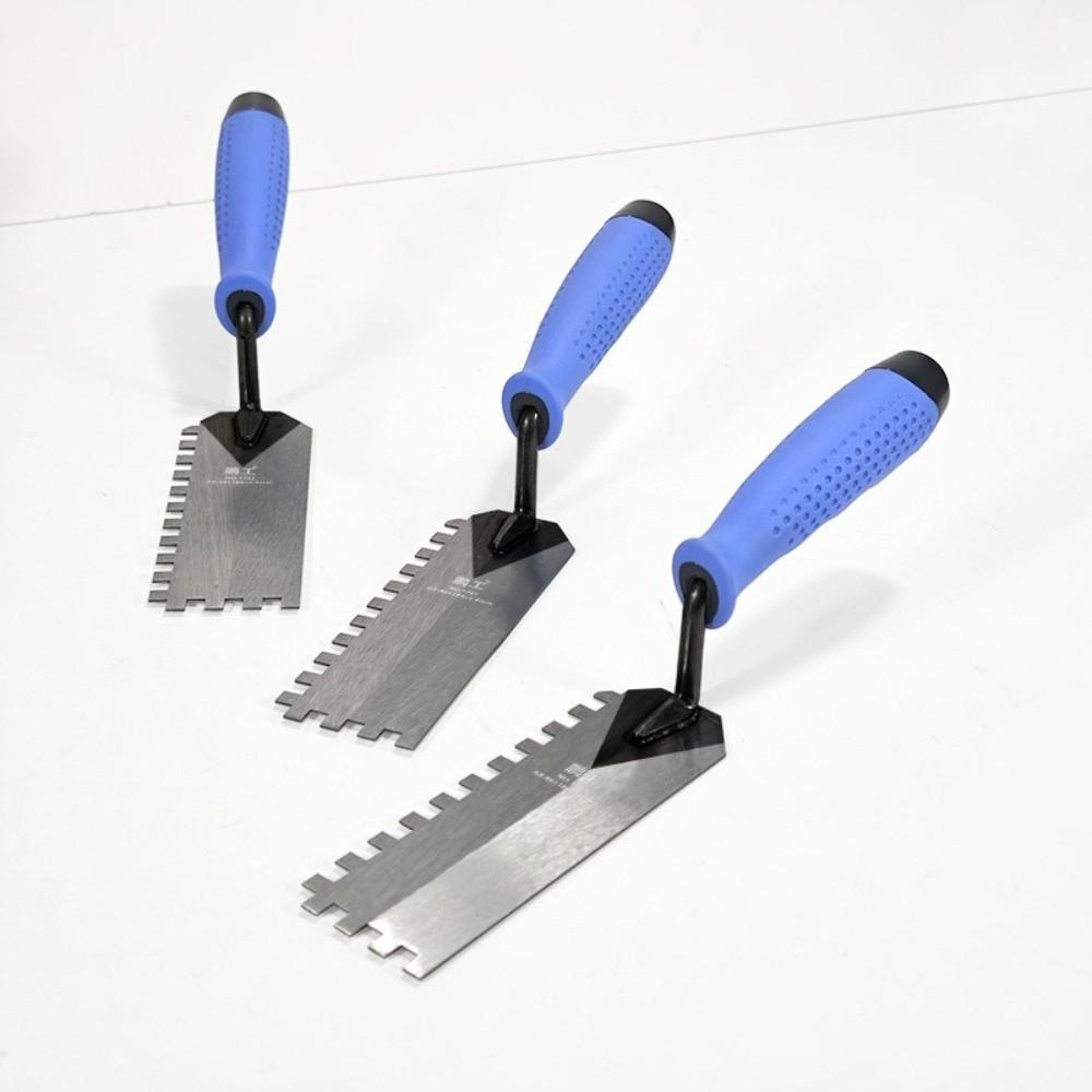 Carbon Steel Masonry Trowel Teeth Design Plaster Trowel Notched Trowel  Waterproofing Application