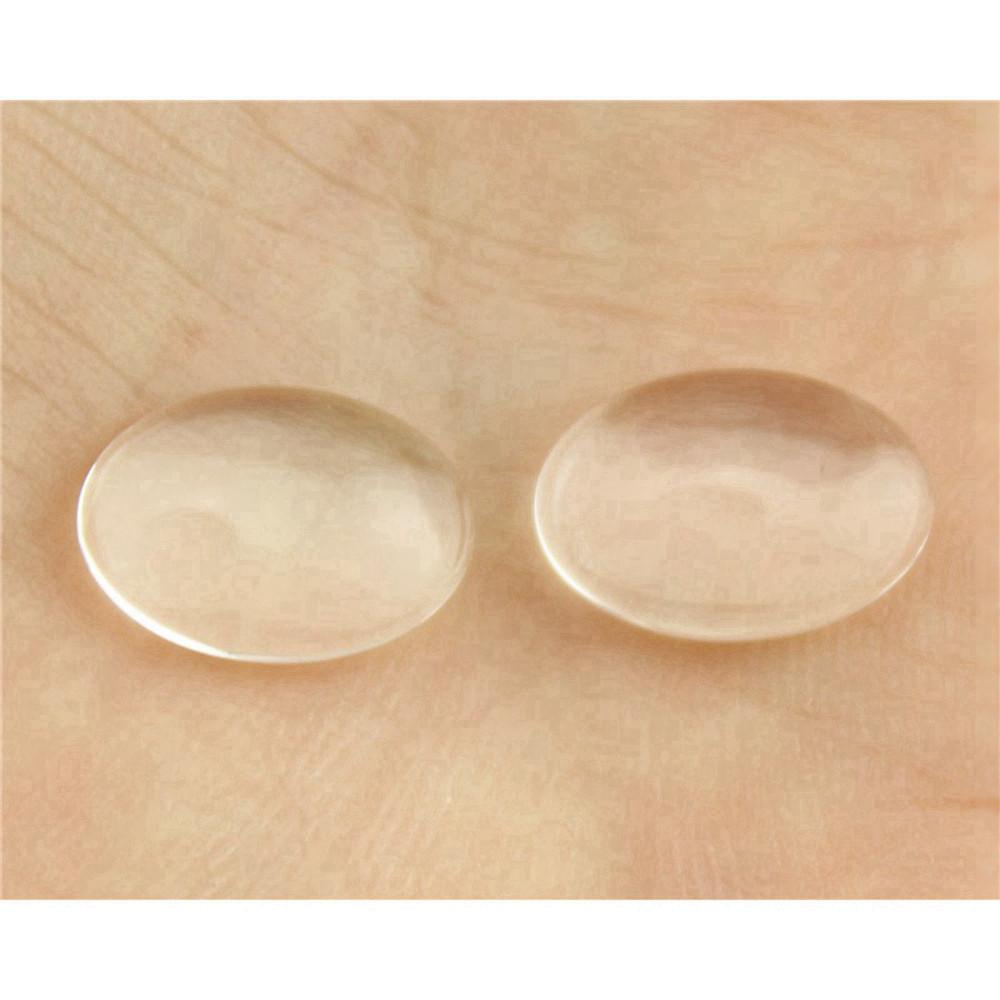 Accessories Parts Transparent Flat Back Glass Cabochon Wedding Jewelry Findings QB011