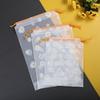 50PCS Waterproof Daisy Drawstring Bag Portable Travel Drawstring Towel Clothes Shoes Organizer Transparent Makeup Toiletry Bags