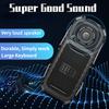 Big Electric Tyrant Three-proof Elderly Year Mobile Phone Pass Outdoor Standby Long Double Flashlight Big Speaker Button