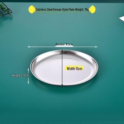 ZISIZ Stainless Steel Oval Serving Tray