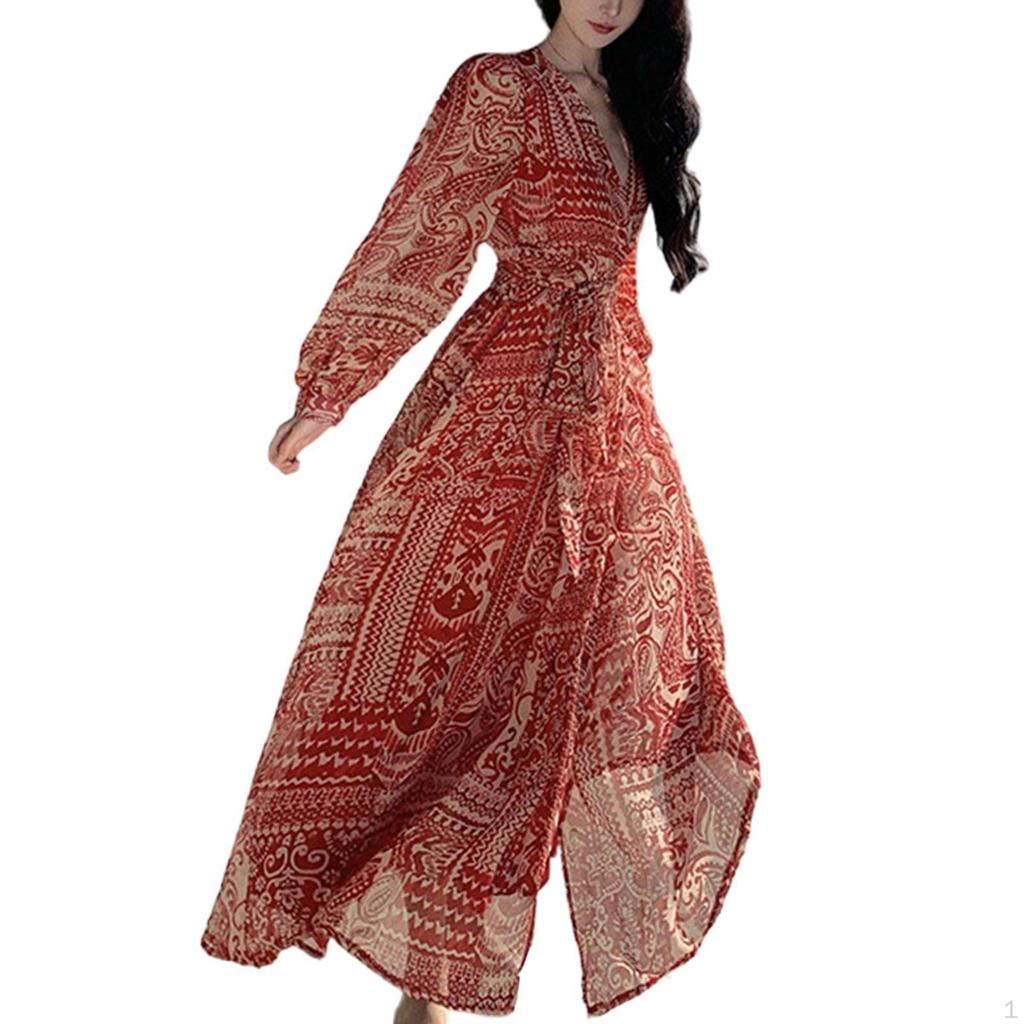 Beach Dress for Women Chiffon Maxi Beachwear Holidays Commuting Office