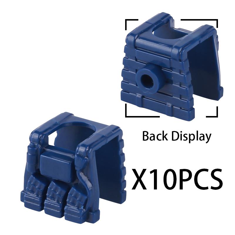 MOC Military SWAT Soldiers Building Blocks Accessories Set Medical Box Vest Backpack Bricks Kids Gift