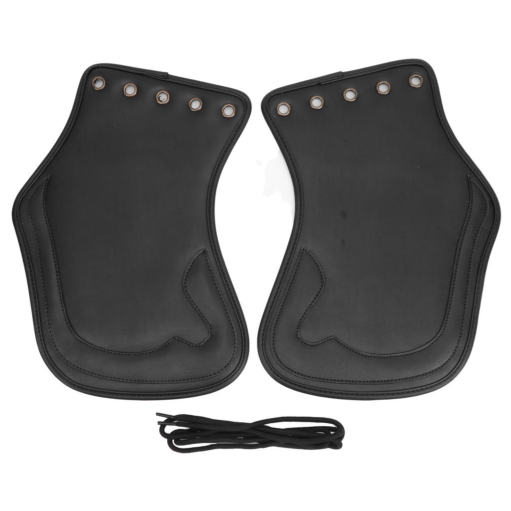 2pcs Motorcycle PU Heat Deflector Engine Heating Insulation Cushion Saddle Guard