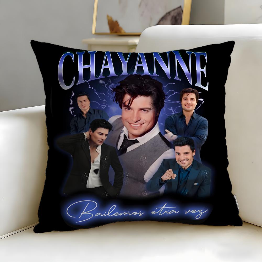 popular singer Chayanne Chiquito Cushion Cover Soft EasyWash Pillow Case Versatile for Couch Bed Travel and Office