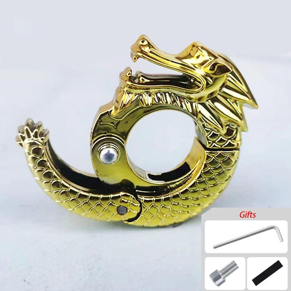 1 шт. многофункциональный замок для шлема электромобиля, крючок для хранения шлема на руле мотоцикла, противоугонный замок золотой