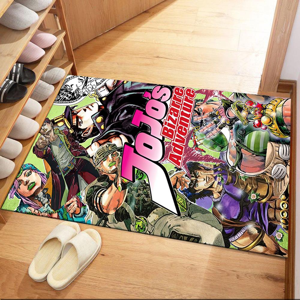Jojo S Bizarre Adventure 5 Square rugs are a great choice for living rooms, bedrooms, home décor, and as gifts