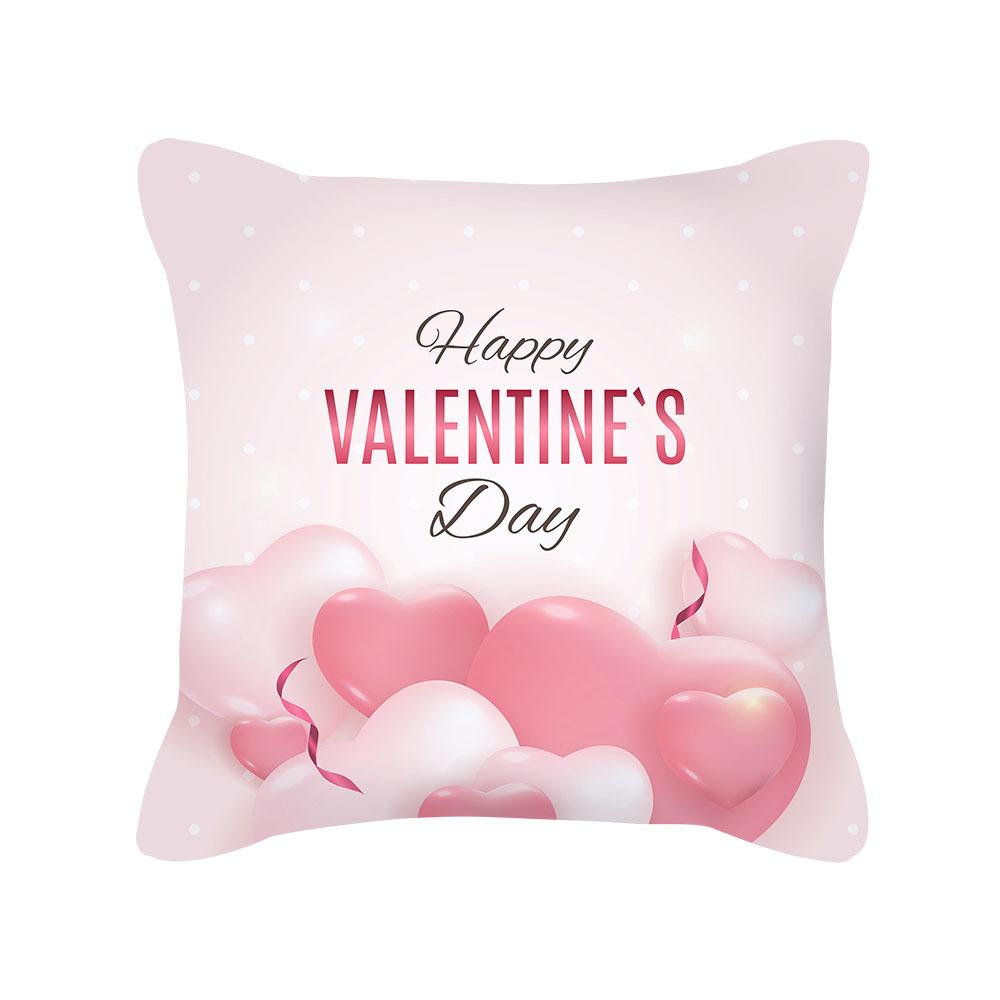 Nordic Pink Valentine's Day Gift Love Peach Skin Pillow New Home Soft Decoration