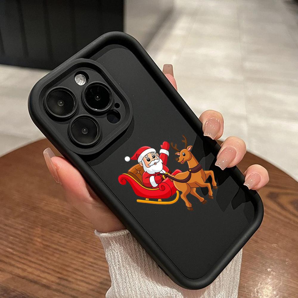 Sky Eye Ladder Soft Case for Samsung A06 A15 A25 A35 A55 A14 A24 A54 S23 S24 FE All Samsung Models Phone Cases Silicone Cover NY22 New Year Christmas