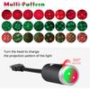 USB Star Projector Night Lights 3 Colors & 24 Lighting Modes Sound Activated Strobe Adjustable Starry Galaxy Lamp Car Room Decor