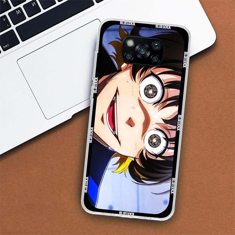 Japan Anime Blue Lock Phone Case For Xiaomi Poco X3 Nfc X4 X5 X6 X7 F7 Ultra F6 F5 F4 Gt F3 M6 M5S M5 M4 M3 Fundas Soft Shell X7