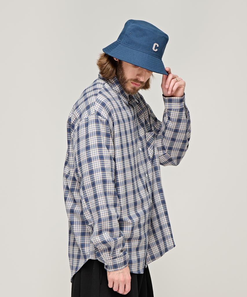 CARGOBROS Cb Daily Soft Check Shirt (Blue)