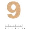 Adhesive MDF Wood Number 5 Cm Number 9