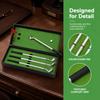 7PCS Simulated Mini Design Golfers Pen Set Smooth Writing Golfers Club Pen Set  Golf Enthusiasts