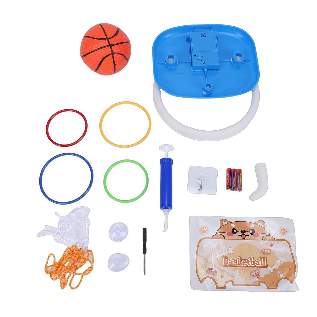 Basketball Hoop Kids Indoor Wall Mounted Automatic Scoring Basketball Hoop Game Set for Toddler Boy