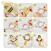 1 Set Practical Easy to Install Cooperation Lightweight Frog Shape Magnifier Educational Toy Kid Supply Kids Magnifier