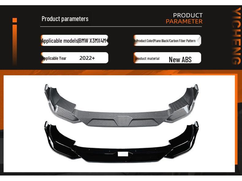 BMW X3M/X4M F97/F98 LCI (2022+) Front Lip Spoiler Body Kit
