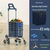 Chariot de Courses Pliant Portable Tianxi avec Roues pour Escaliers