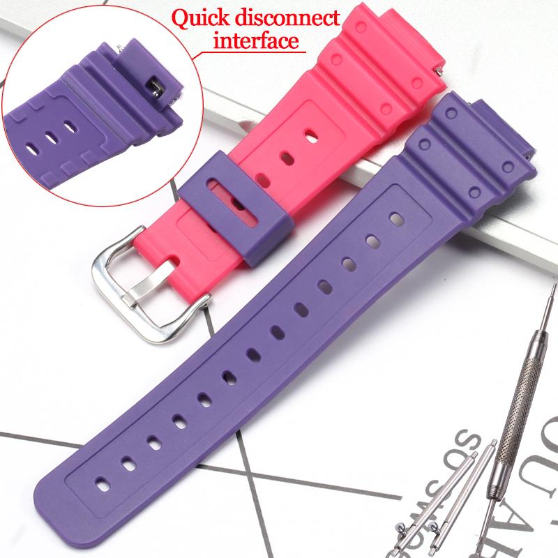Rubber Strap Suitable For Casio  GA 2100 GA 2110 Men's Sports Waterproof Strap Watch Accessories Replacement Wristband