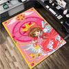 Anime Characters Sakura Kinomoto Carpet Carpet Office Decorative Carpet For Living Room Bedroom Door Mat Floor Rug Computer Chair Area Rug