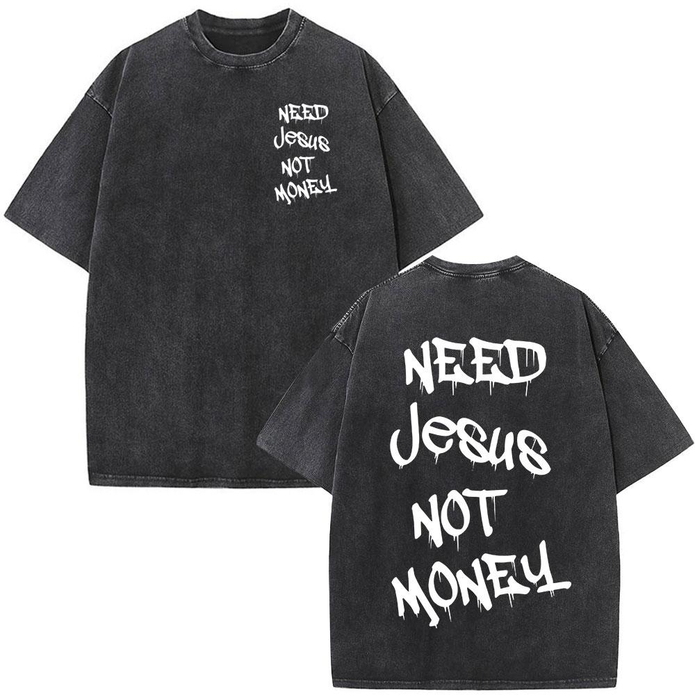 

Christian Religious Jesus Forgive Them Father Washed Vintage Tshirt Men Women Hip Hop Retro Oversized T Shirts Mens Streetwear S