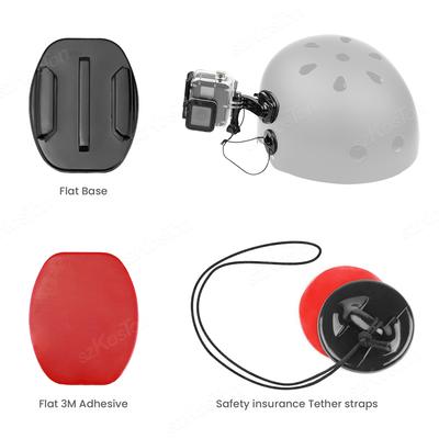 Curved Flat 3M Adhesive Mounts Sticker Mount Set For GoPro Hero 10 9 8 7 6 6 Xiaomi Yi 4K SJCAM Go Pro Action Camera Accessories