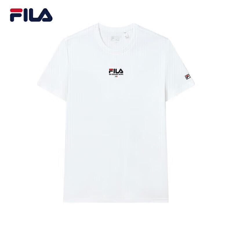 FILA Men's Breathable Pure Cotton Short Sleeve T-Shirt