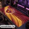 Custom Text Big Mousepad, Extended Desk Pad For Laptop Work GameAS Roma FC