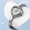 Damenarmbanduhr Quietschende Uhr Damen Herzförmige Persönlichkeit Leichter Luxus High-End Nischenuhr
