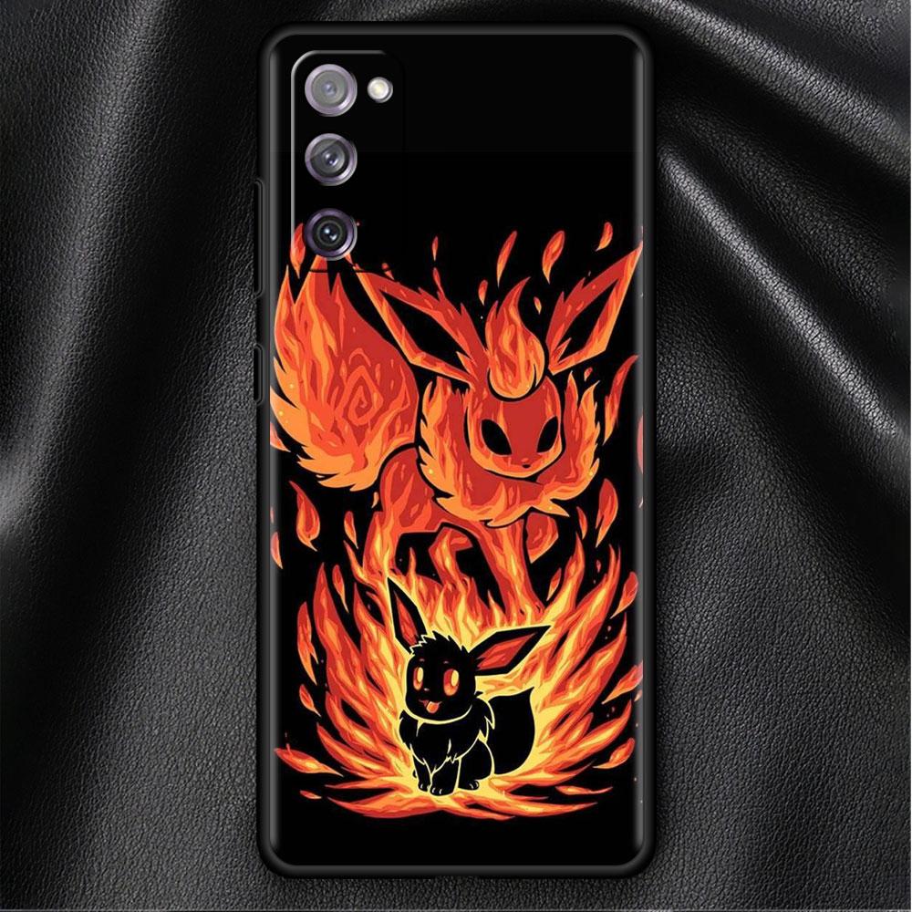 

Чохол-бампер для Samsung Galaxy S22 Ultra S21 FE S20 Plus S10 Lite Phone Cover S10e S9 S8 S7 Silicone Funda Pokemon Cool Pikachu Samsung S20Ultra