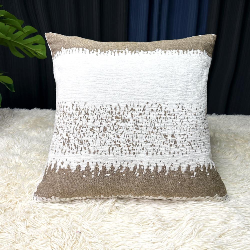 2PCS Sofa Pillow Cover 18x18 Inch Neutral Soft Decor Chenille Pillowcase, Modern Farmhouse Cushion Cover, Medieval and Modern Home Decoration