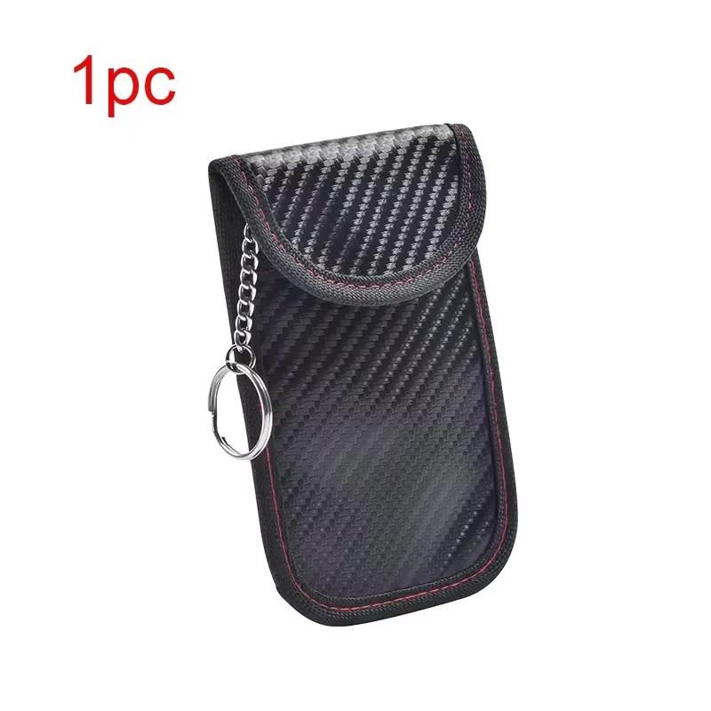 Car Key Signal Shielding Box Remote Control Set Key RFID Shielding Pocket Key Credit Card Bags Organizer for Privacy Protection